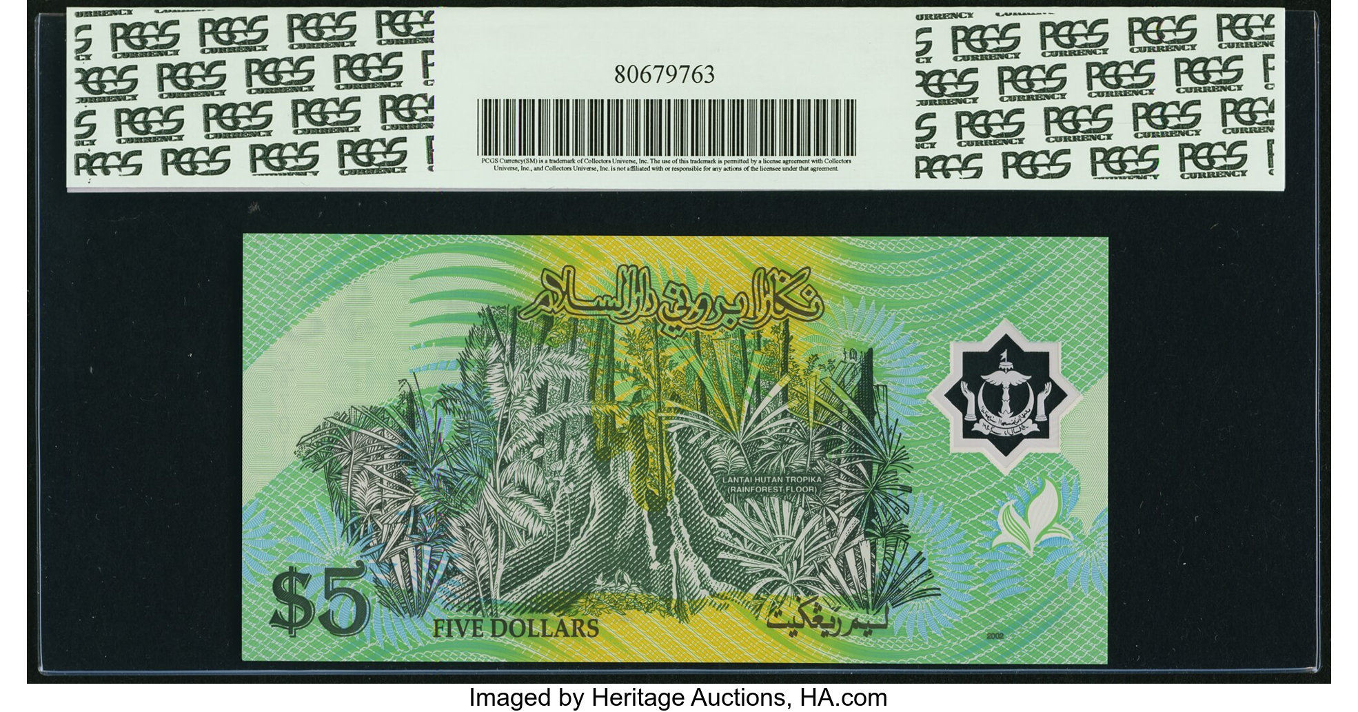 image for: Brunei  5 dollars (B123b)