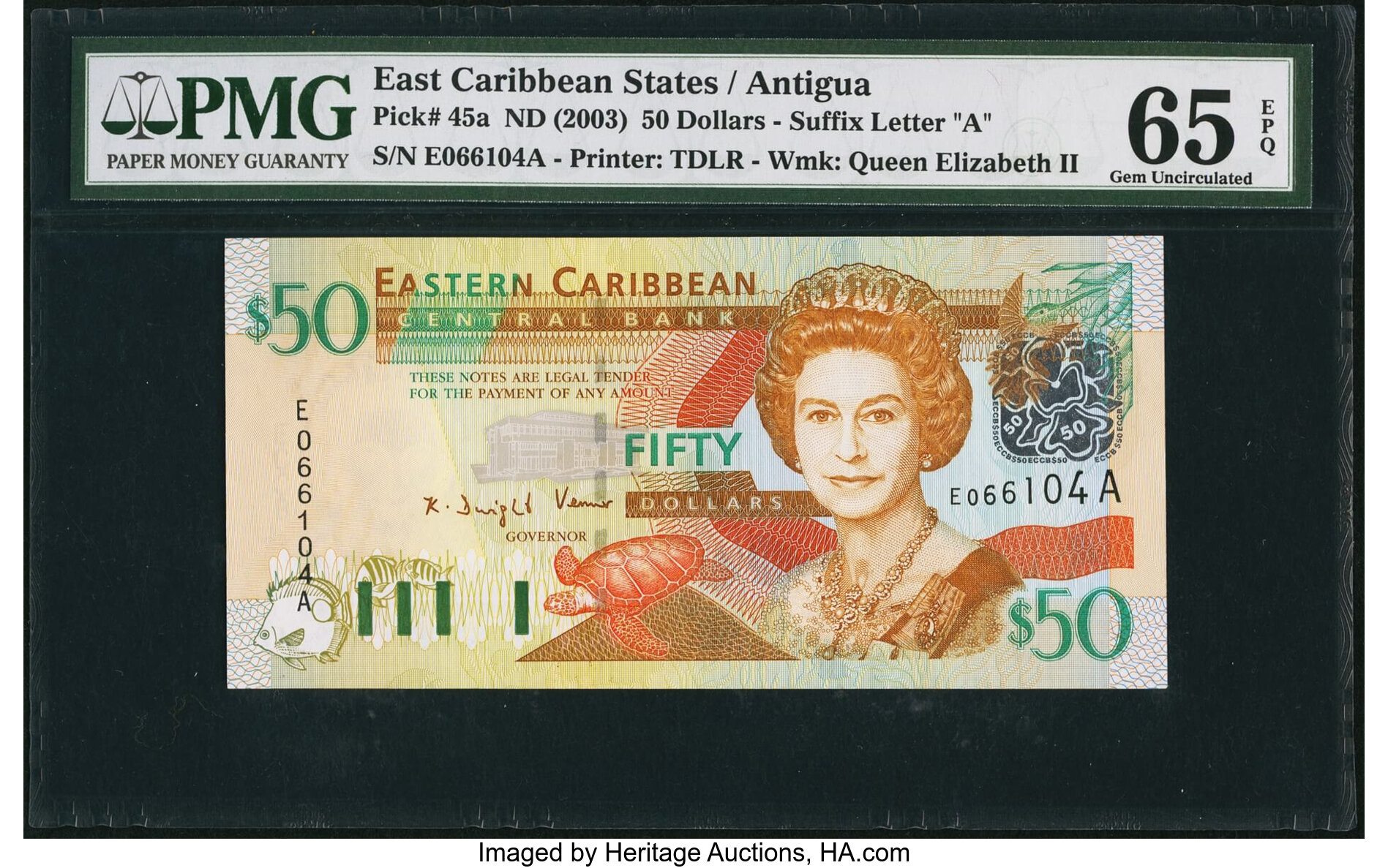 image for: East Caribbean States  50 dollars (B229l)