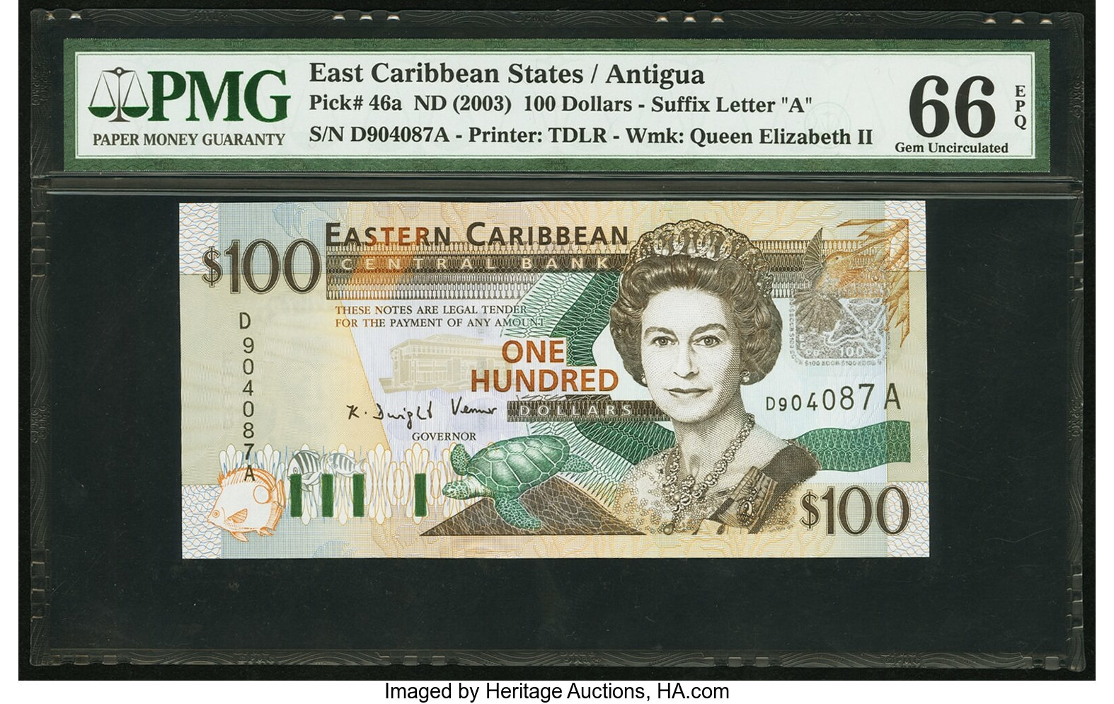 image for: East Caribbean States  100 dollars (B230k)