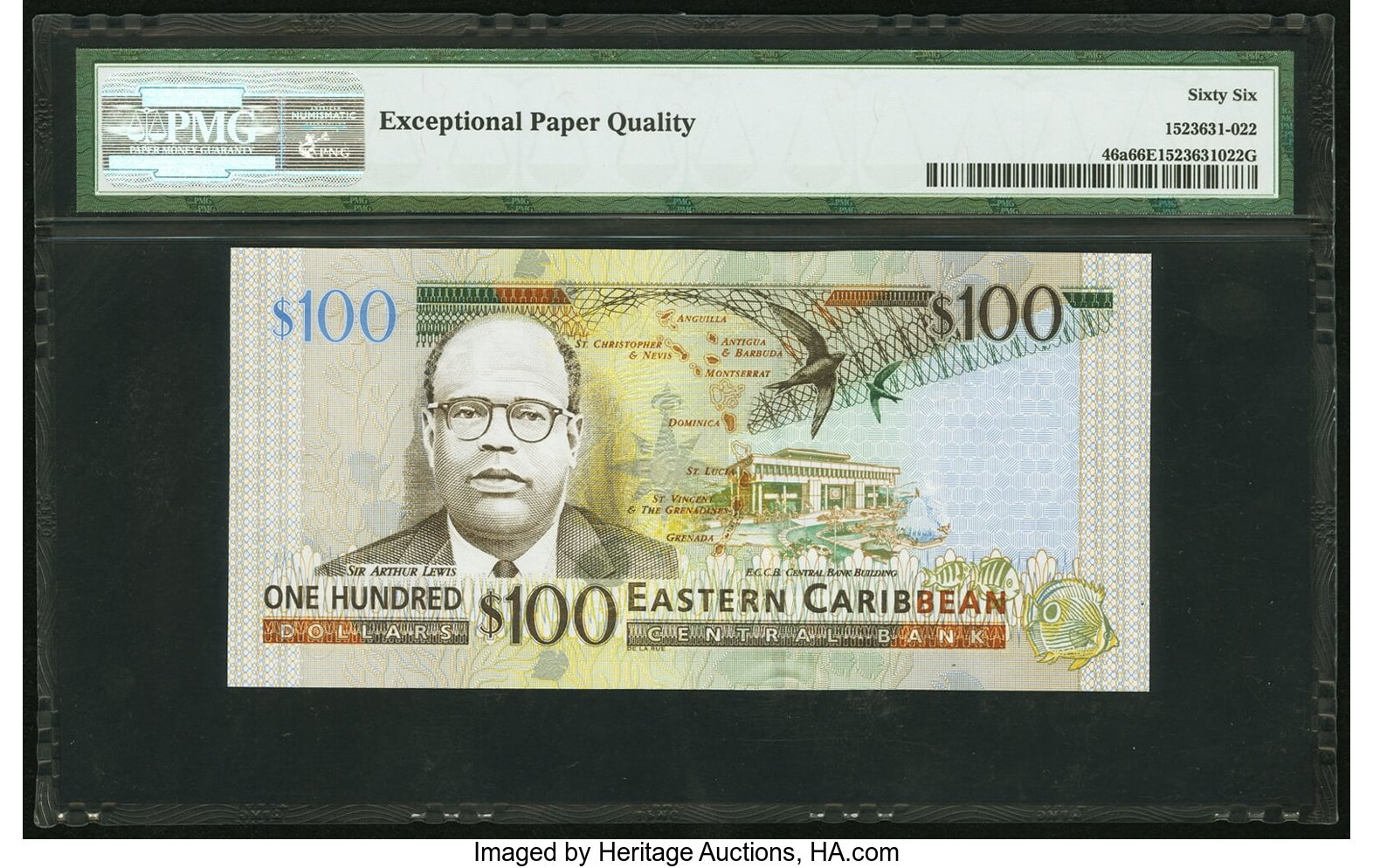 image for: East Caribbean States  100 dollars (B230v)