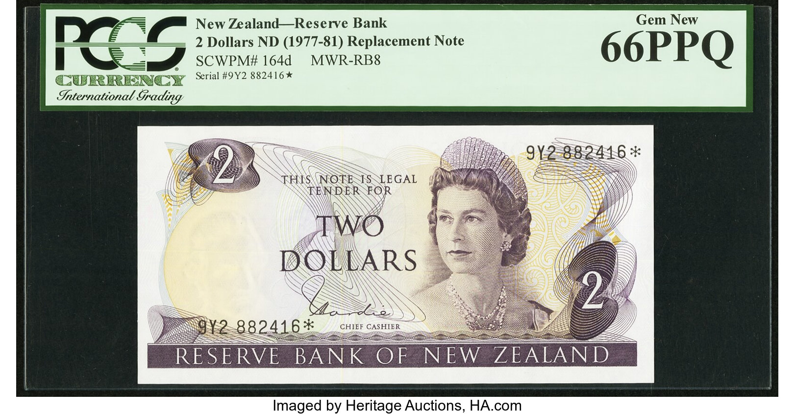 image for: New Zealand  2 dollars (B111dz)