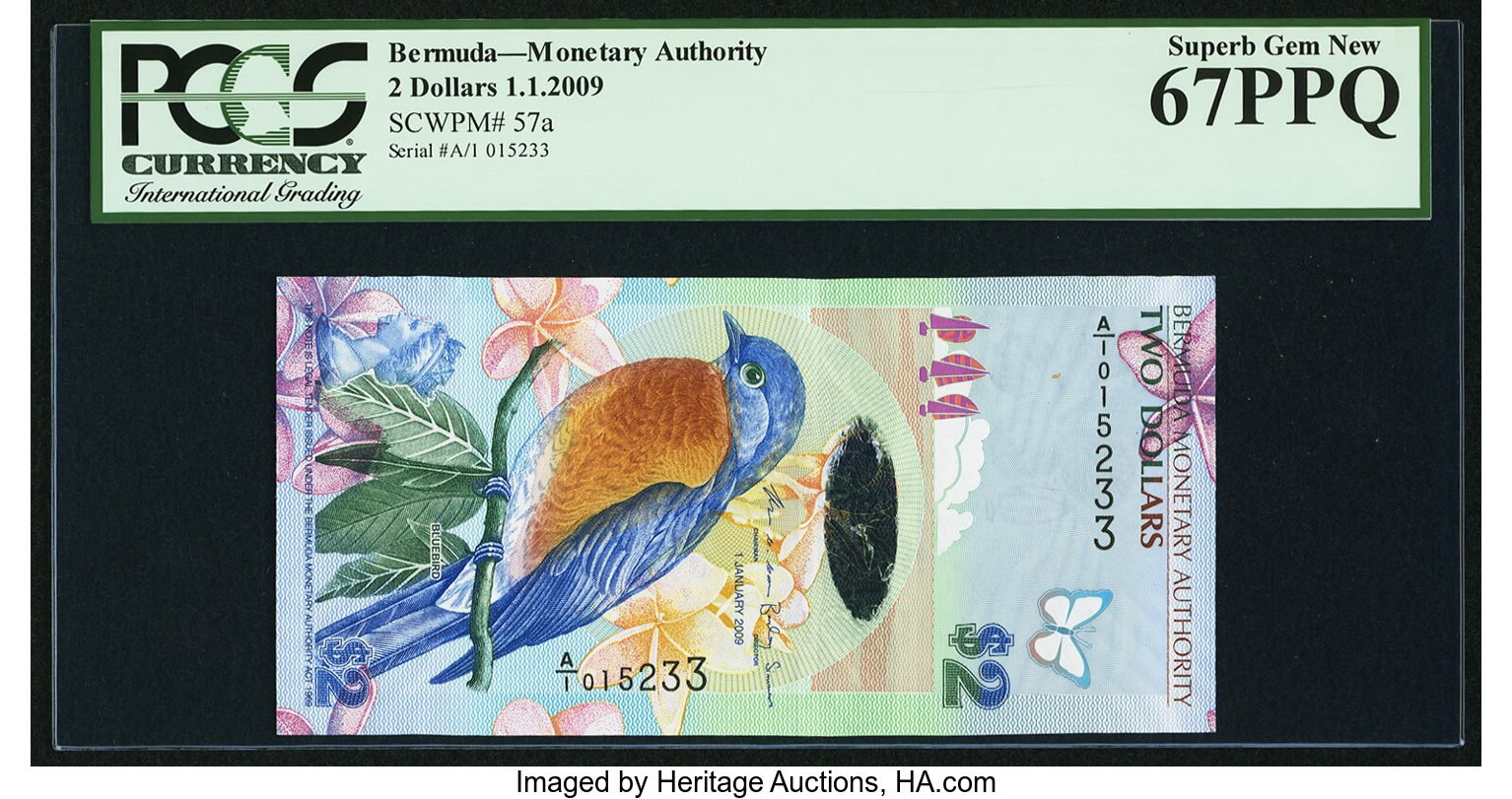 image for: Bermuda  2 dollars (B230b)
