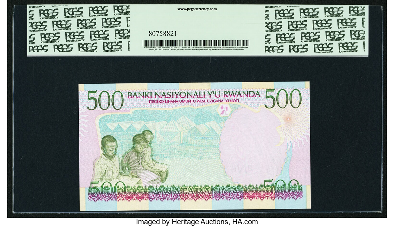 image for: Rwanda  500 francs (B125z)