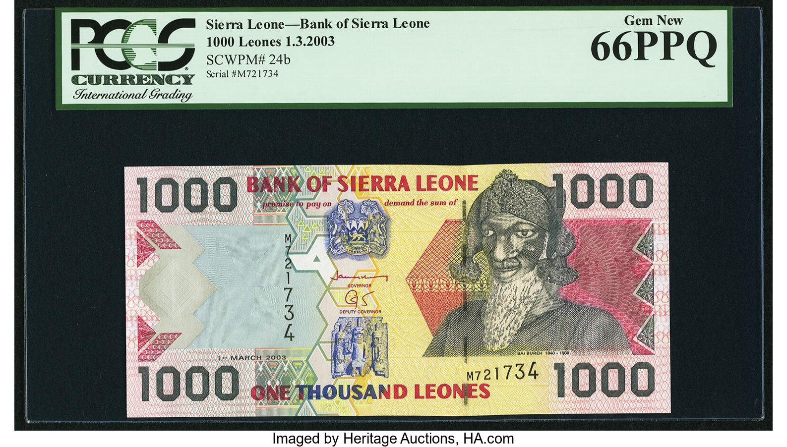  1ST FEBRUARY 2002 Sig 16: Koroma/Tucker Wmk: Lion head and electrotype BSL Prefix A - K 
