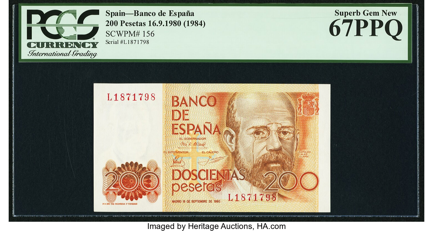 image for: Spain  200 pesetas (B622a)