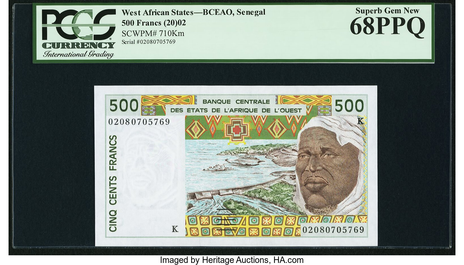 image for: West African States  500 francs (B115Ka)