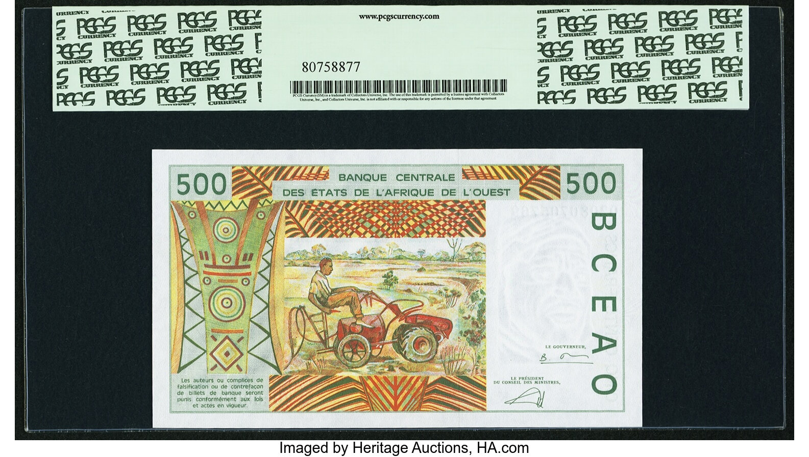 image for: West African States  500 francs (B115Kh)