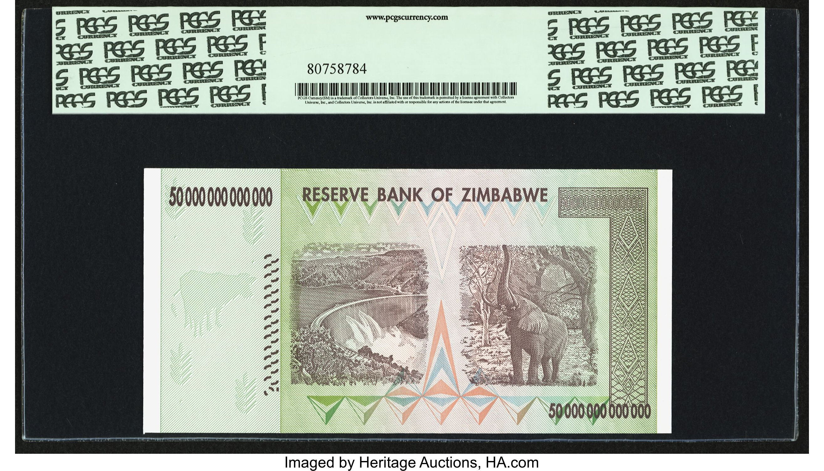 image for: Zimbabwe  50,000,000,000,000 dollars (B181az)