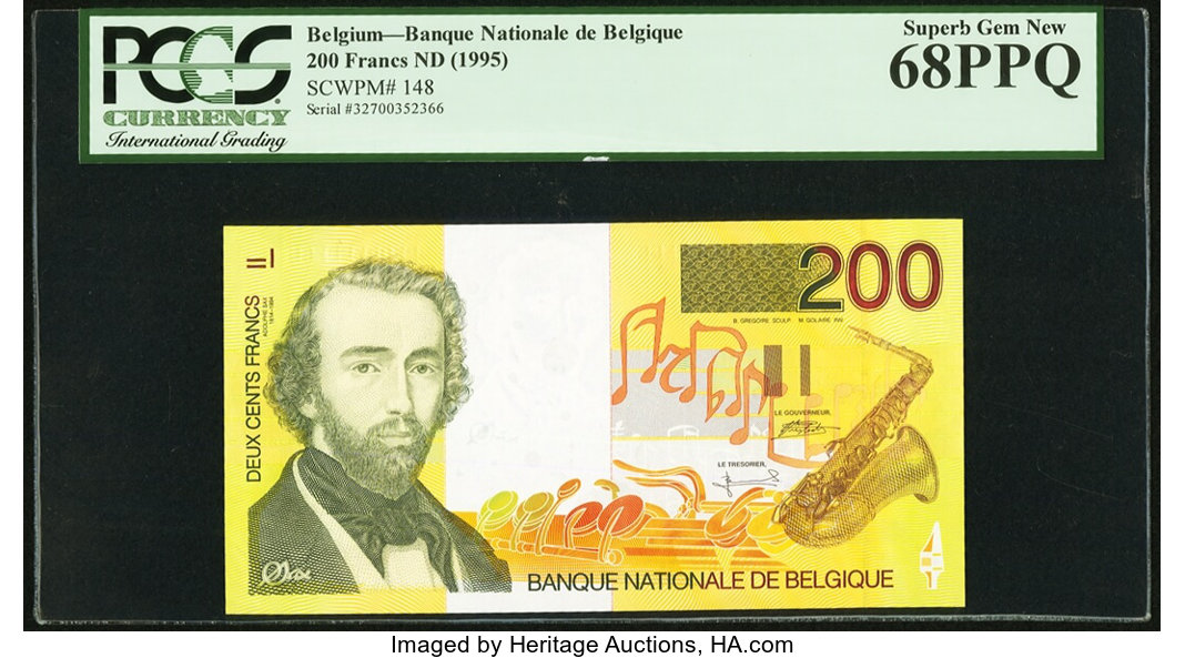 image for: Belgium  200 francs (B591a)