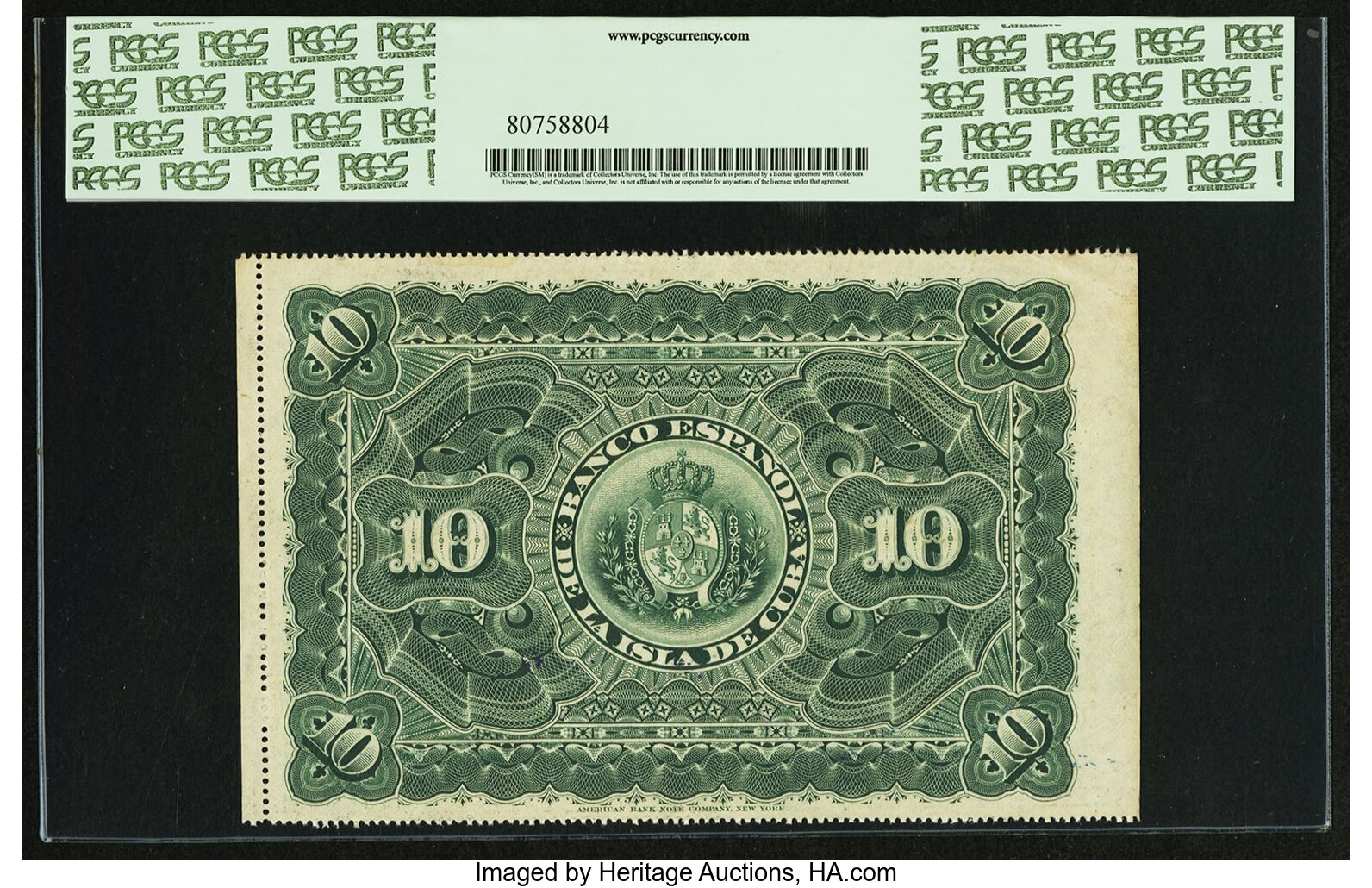 image for: Cuba  10 pesos fuertes (B307c)