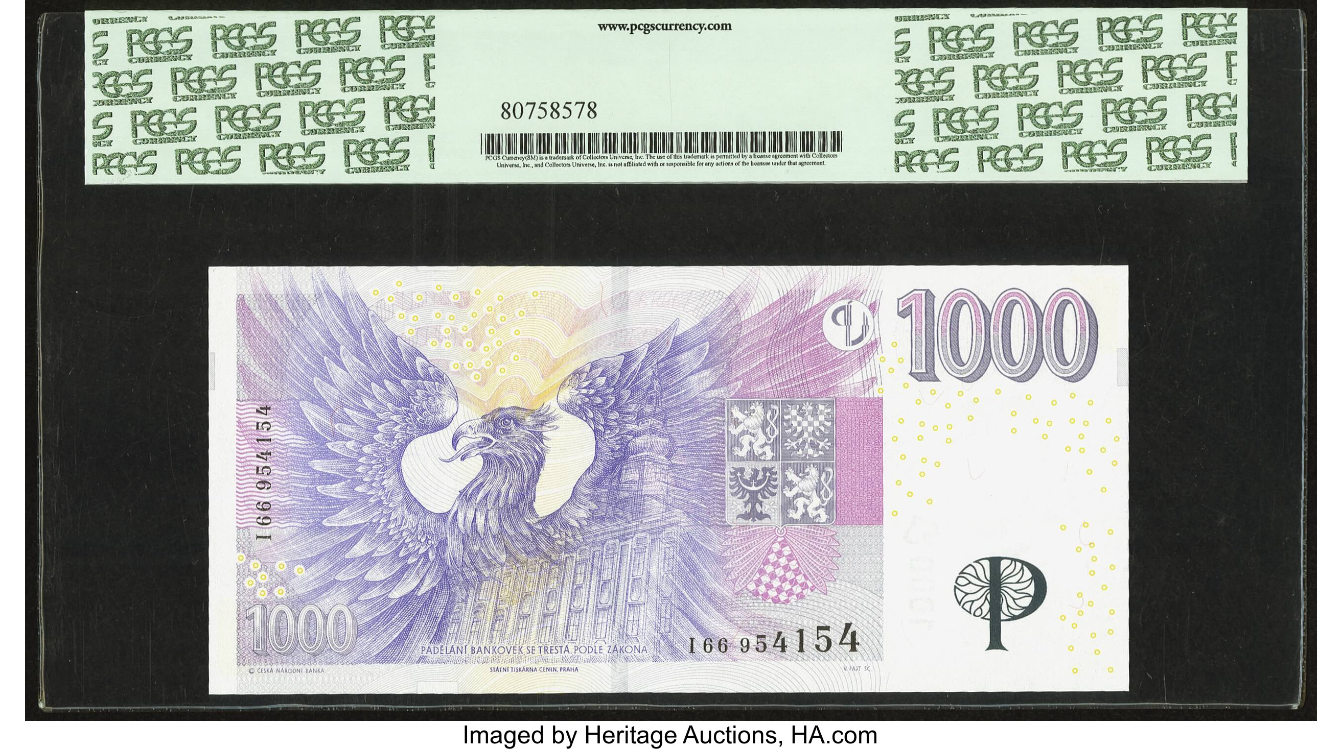 image for: Czech Republic  1,000 korun (B124a)