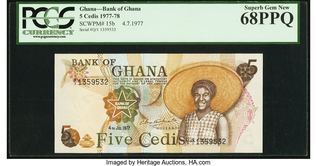 image for: Ghana  5 cedis (B116bs)