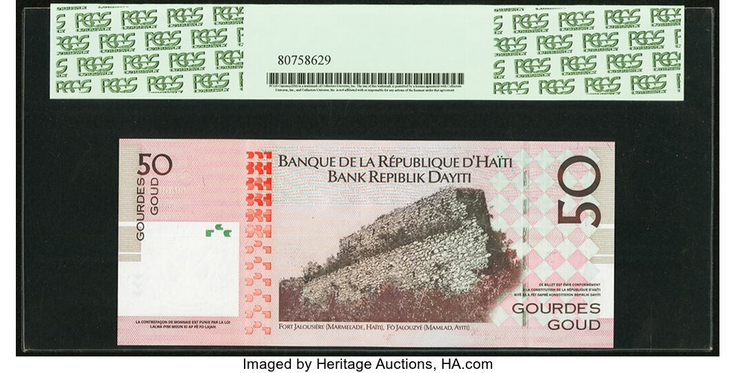 image for: Haiti  50 gourdes (B847d)