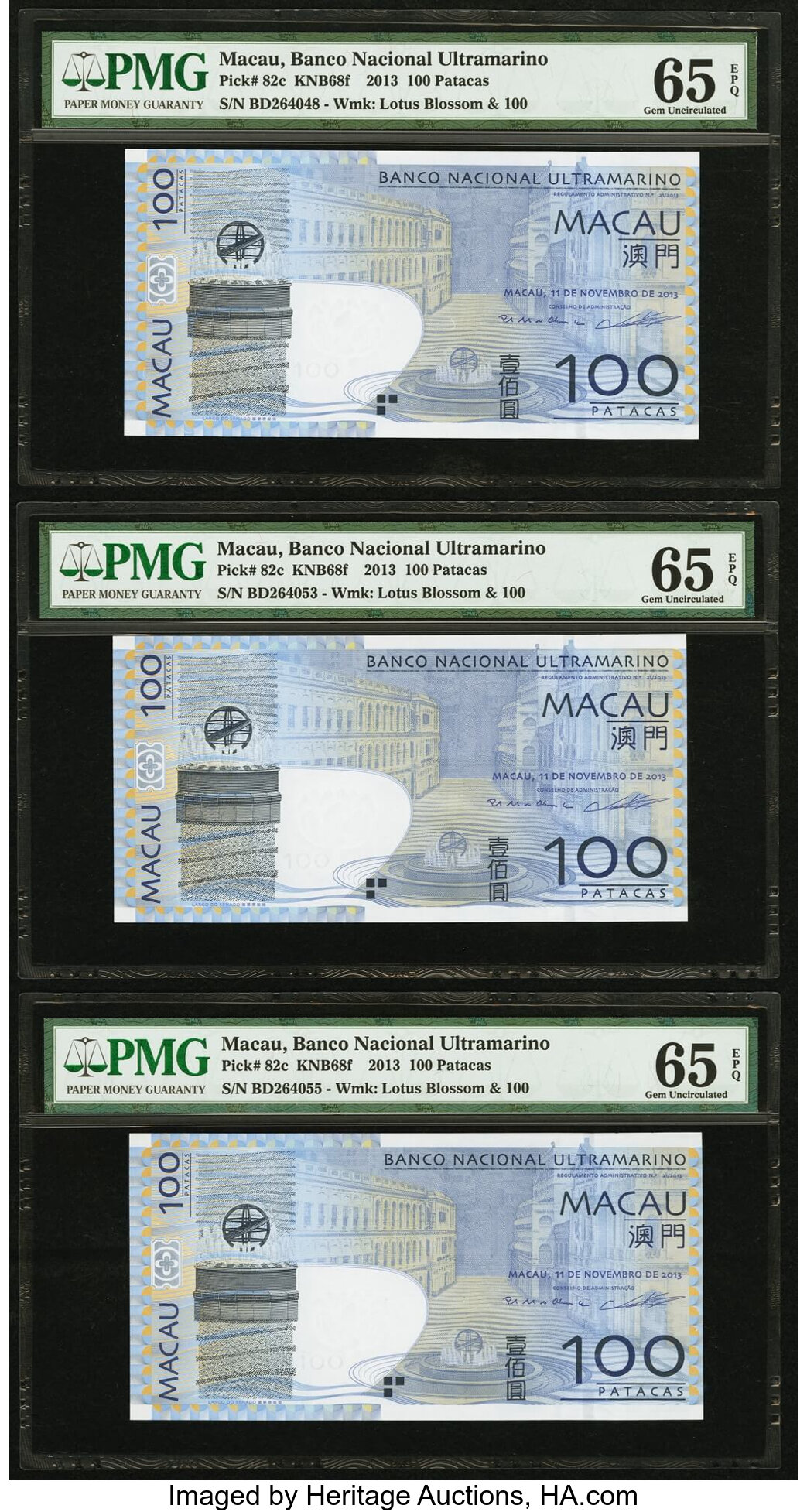 image for: Macau  100 patacas (B071b)