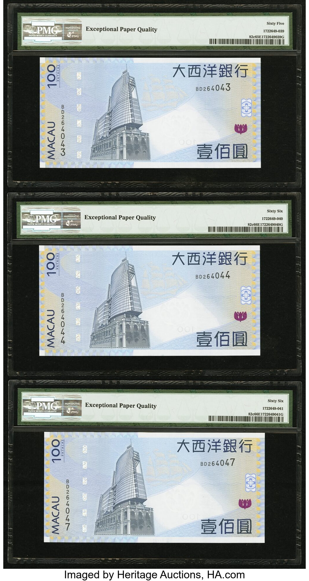 image for: Macau  100 patacas (B071c)