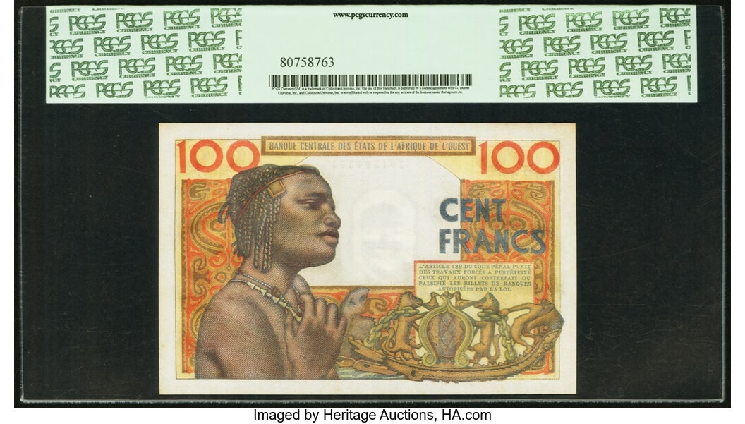 image for: West African States  100 francs (B102b)
