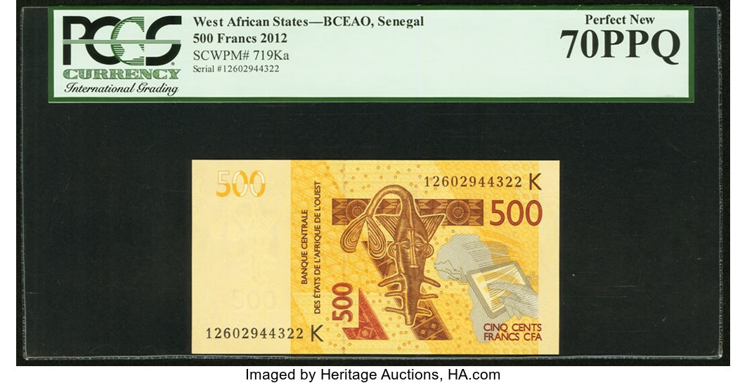 image for: West African States  500 francs (B120Kc)