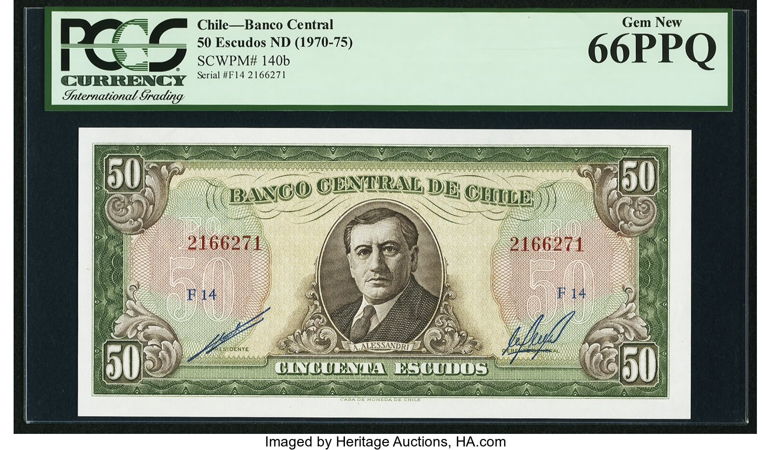 image for: Chile  50 escudos(B275d)