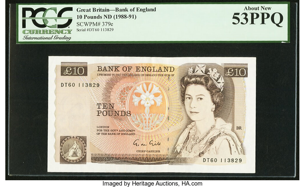 image for: United Kingdom  10 pounds (B186b)