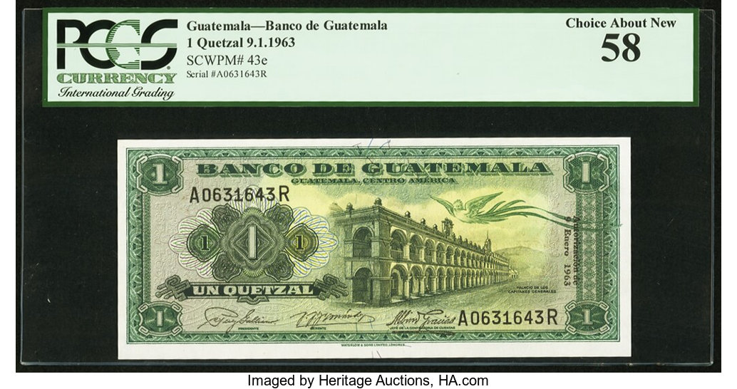 image for: Guatemala  1 quetzal (B525f)