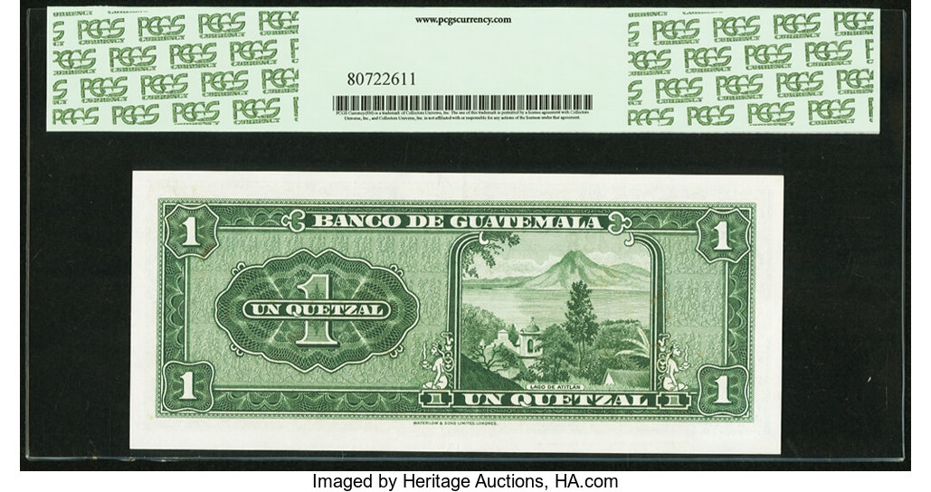 image for: Guatemala  1 quetzal (B525b)
