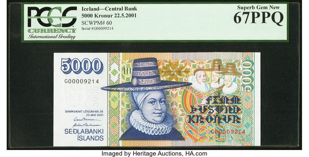 image for: Iceland  5,000 kr?nur (B816b)