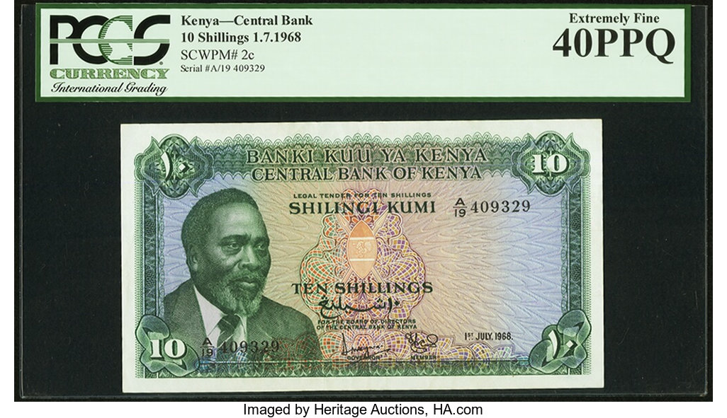image for: Kenya  10 shillings (B102c)