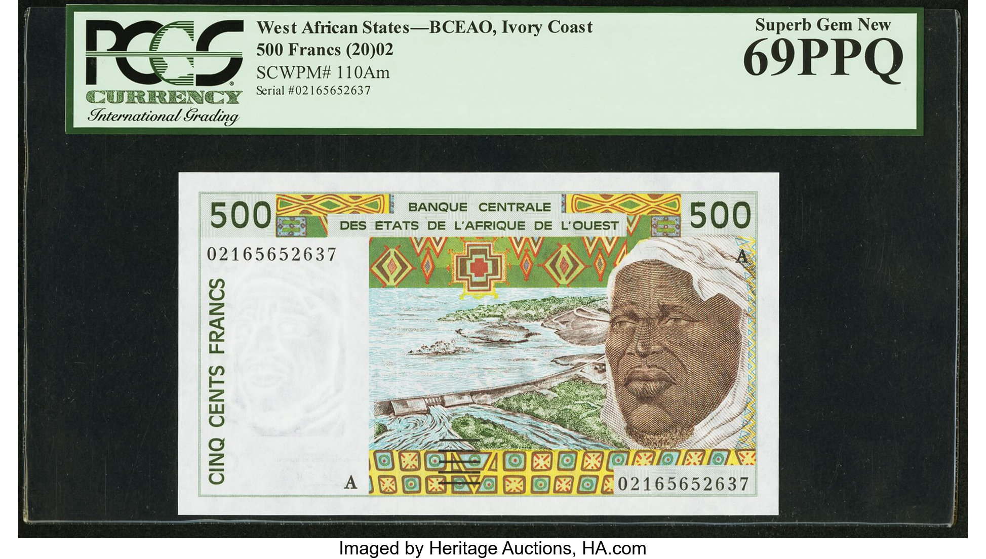image for: West African States  500 francs (B115Ab)