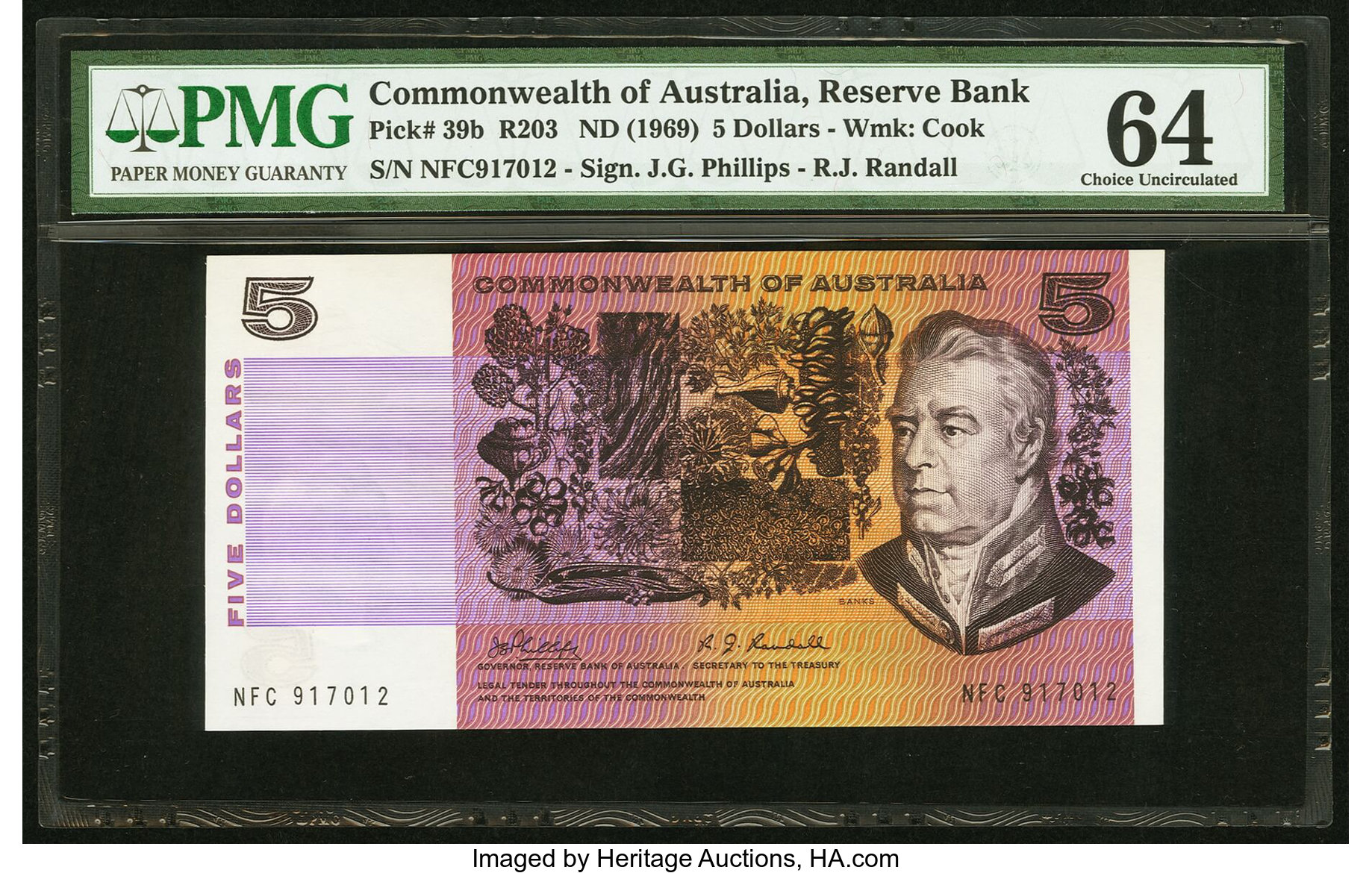 image for: Australia  5 dollars (B207bz)