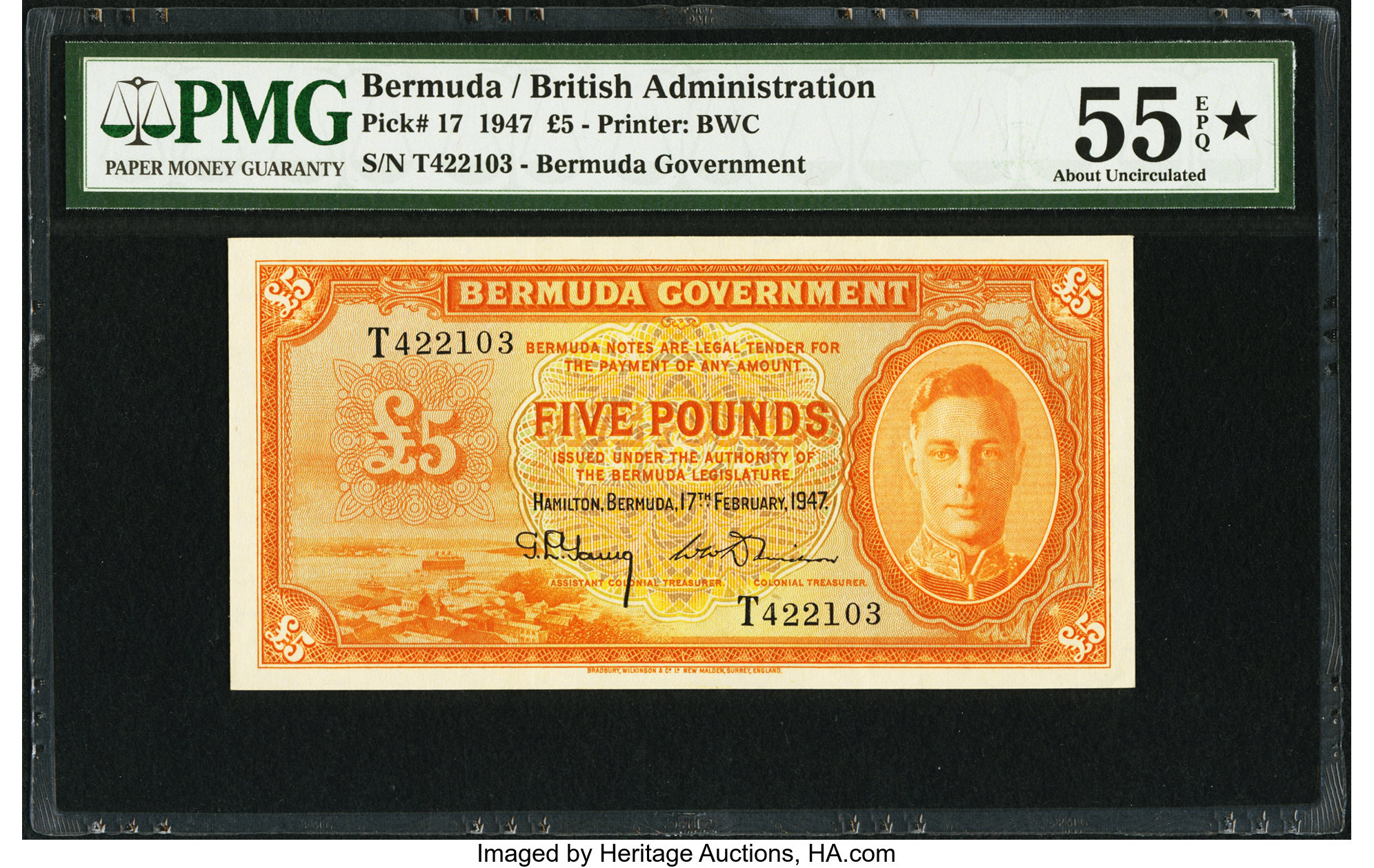 image for: Bermuda  5 pounds(B118as)