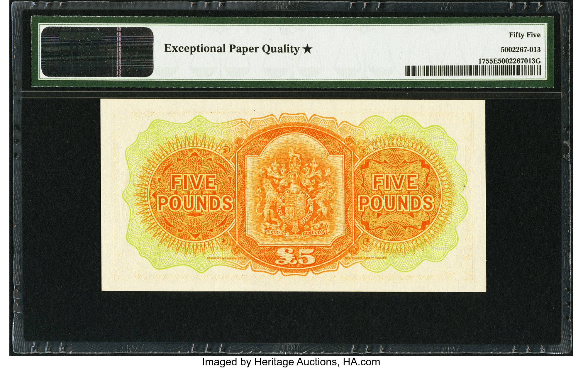 image for: Bermuda  5 pounds(B118a)