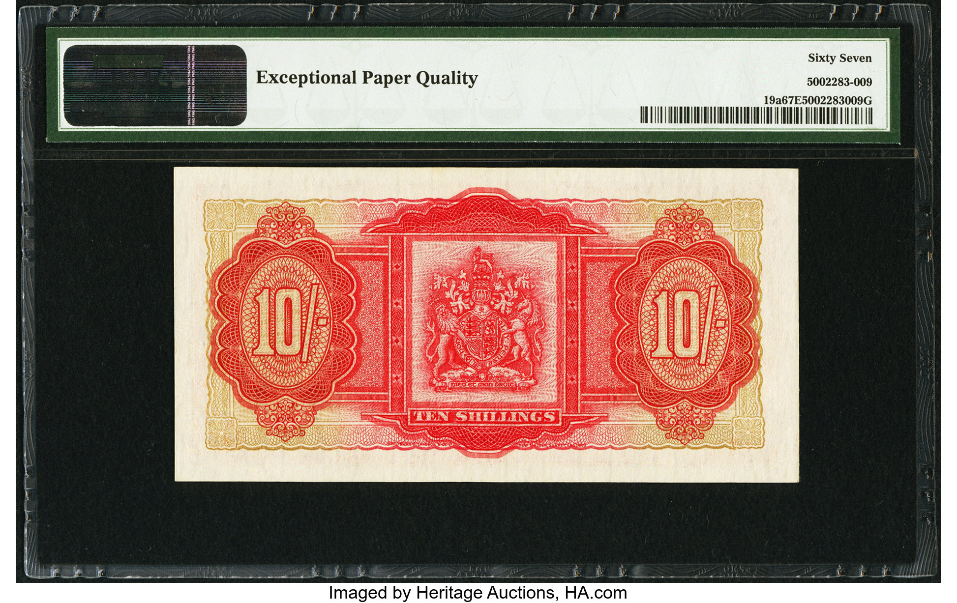 image for: Bermuda  10 shillings (B120p1)