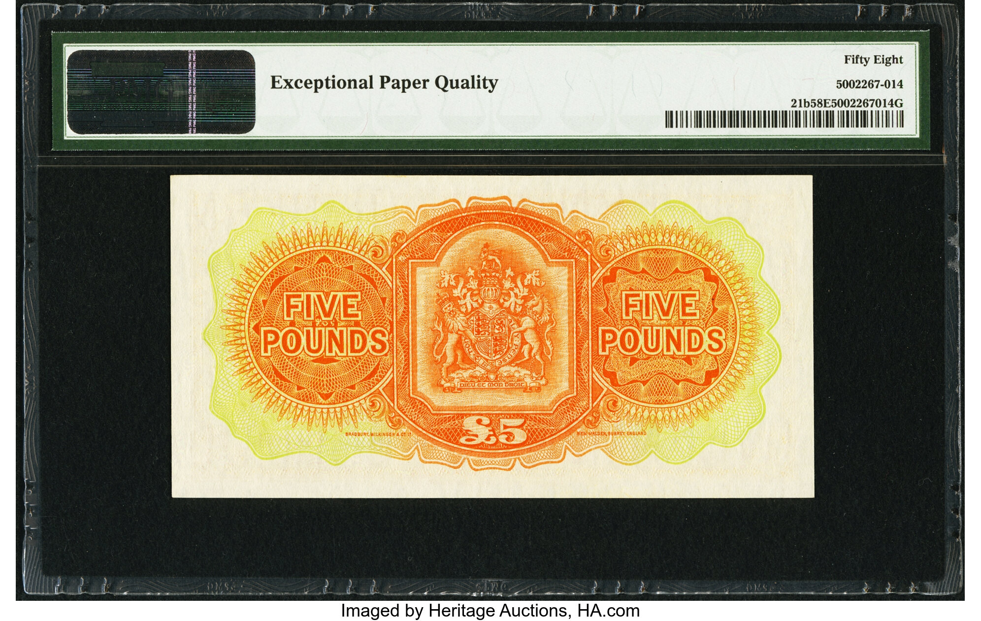image for: Bermuda  5 pounds (B122d)