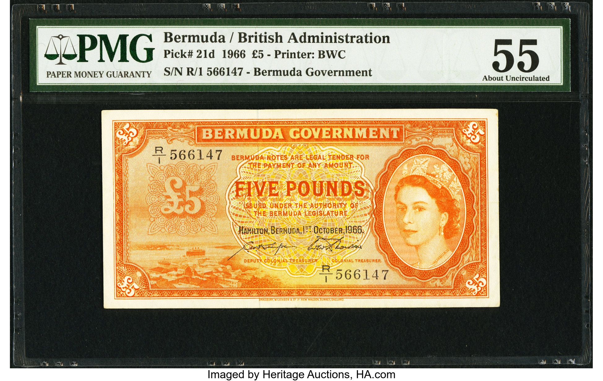 image for: Bermuda  5 pounds (B122as2)