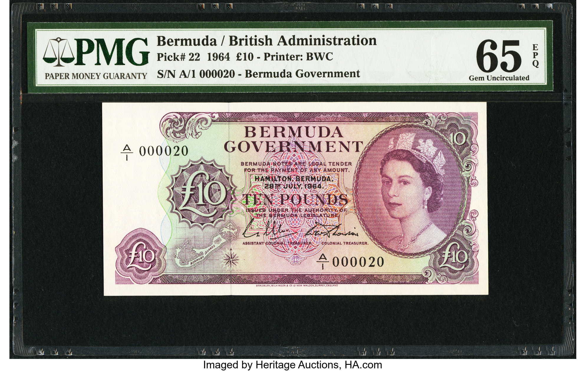 image for: Bermuda  10 pounds (B123at)