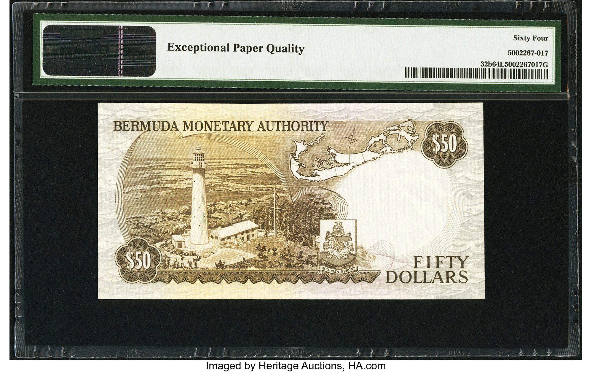 image for: Bermuda  50 dollars (B205bz)
