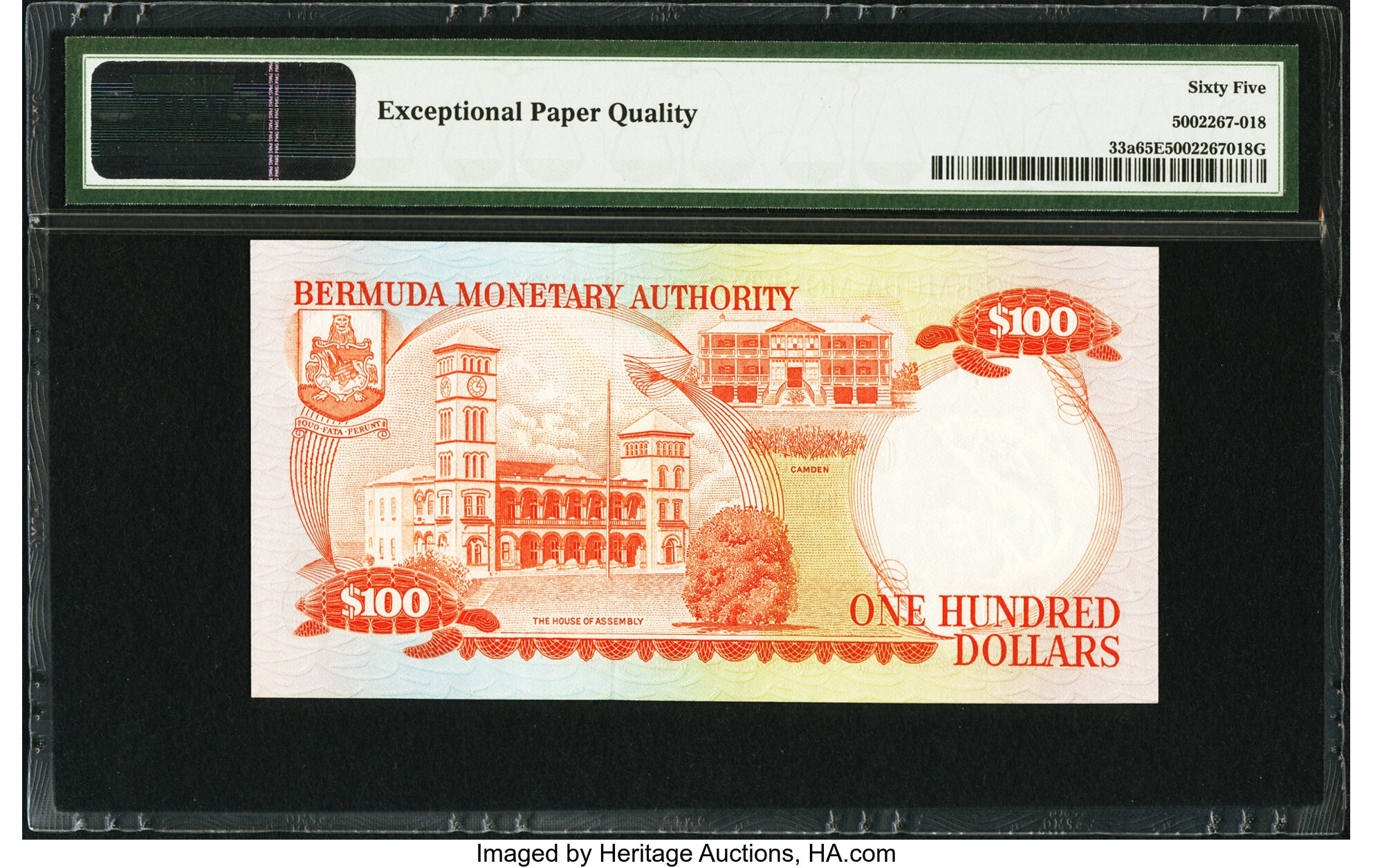 image for: Bermuda  100 dollars (B206cs)