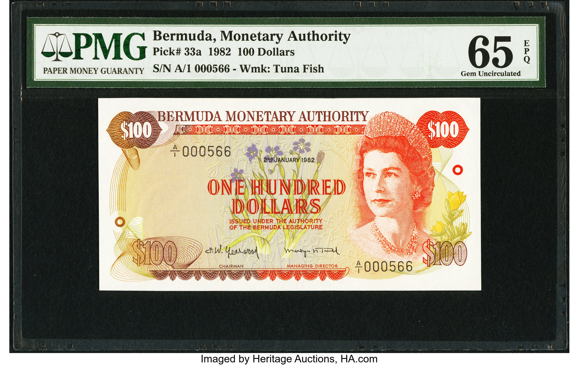image for: Bermuda  100 dollars (B206bs2)