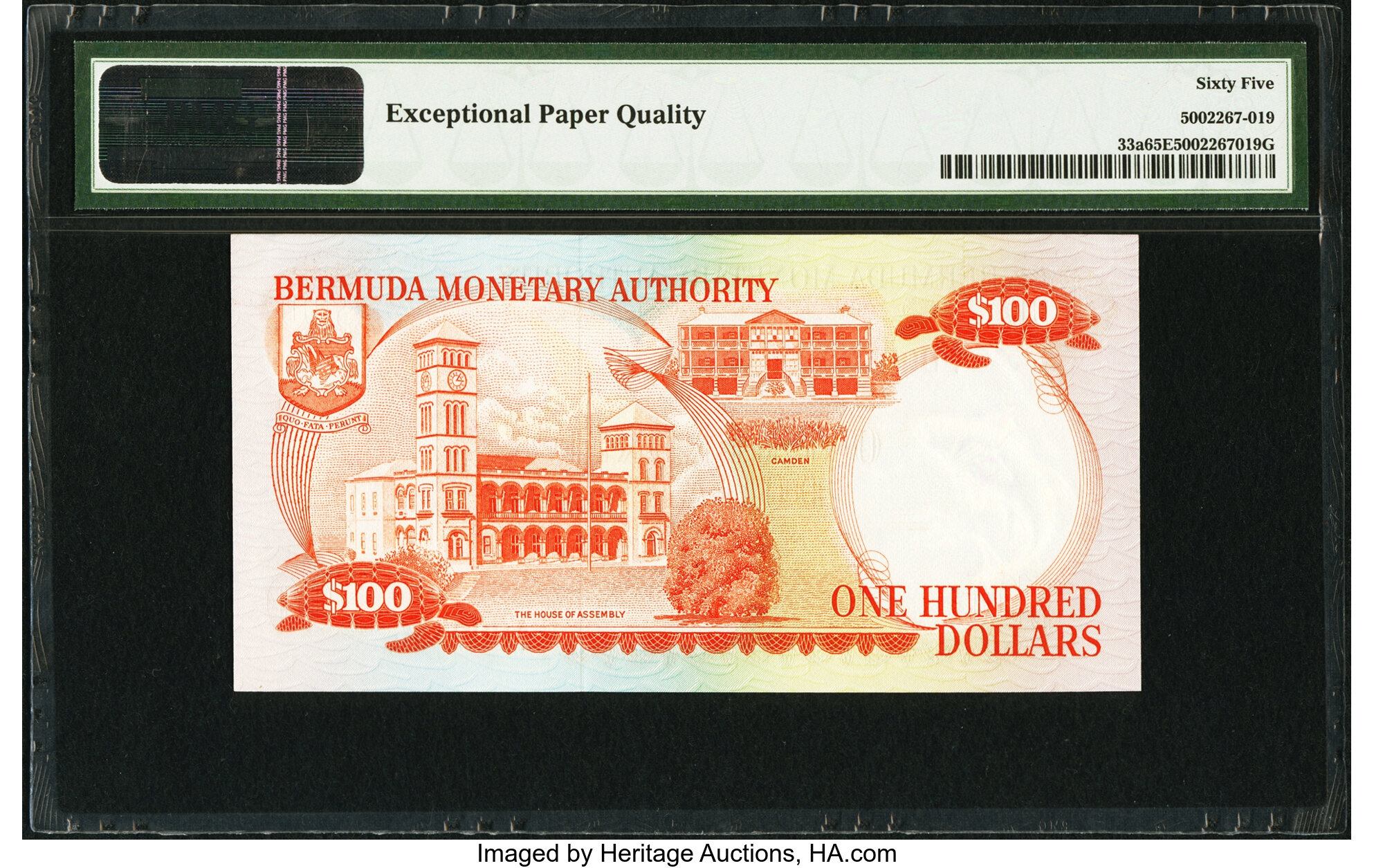 image for: Bermuda  100 dollars (B206as1)