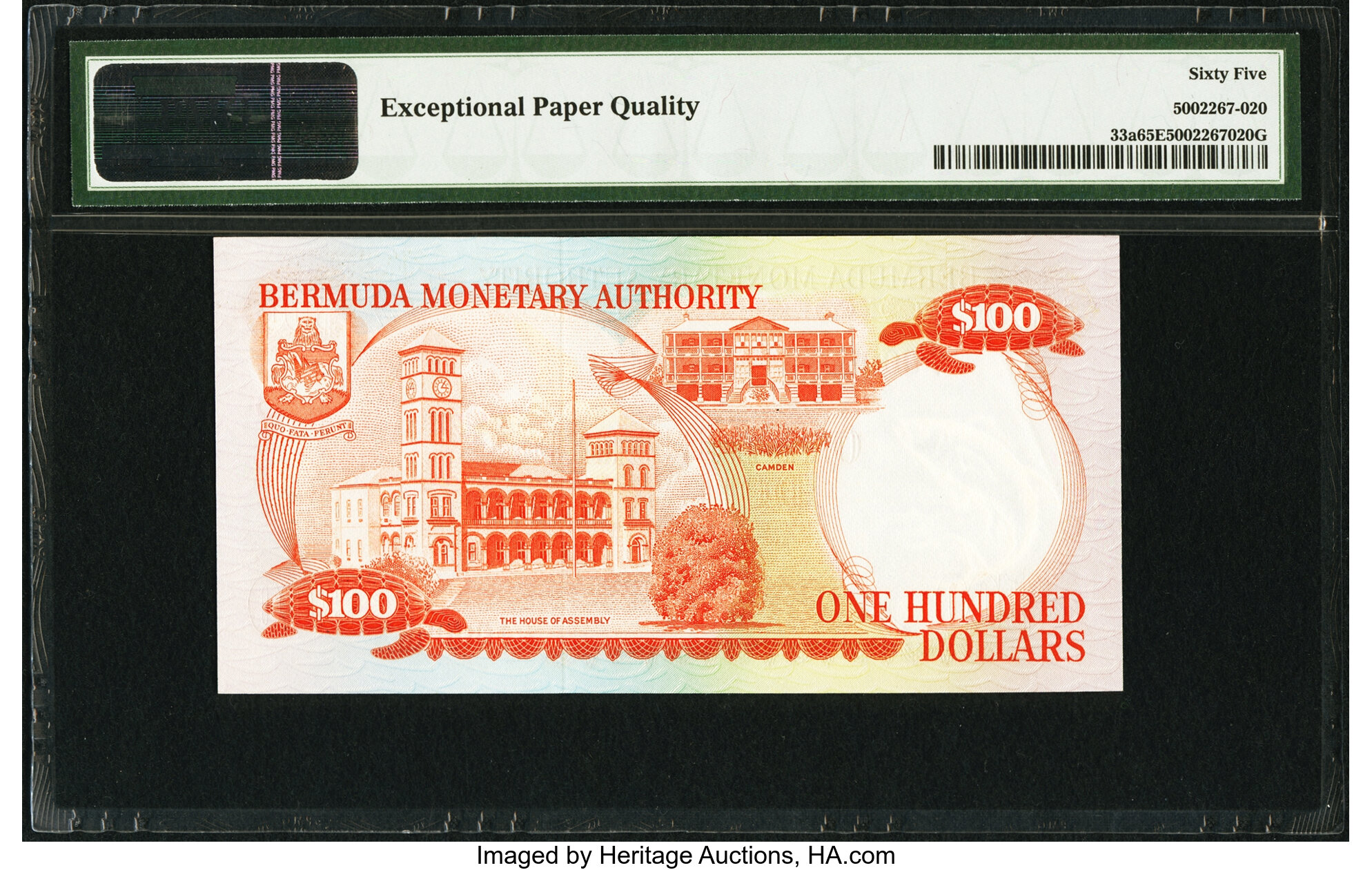 image for: Bermuda  100 dollars (B206az)