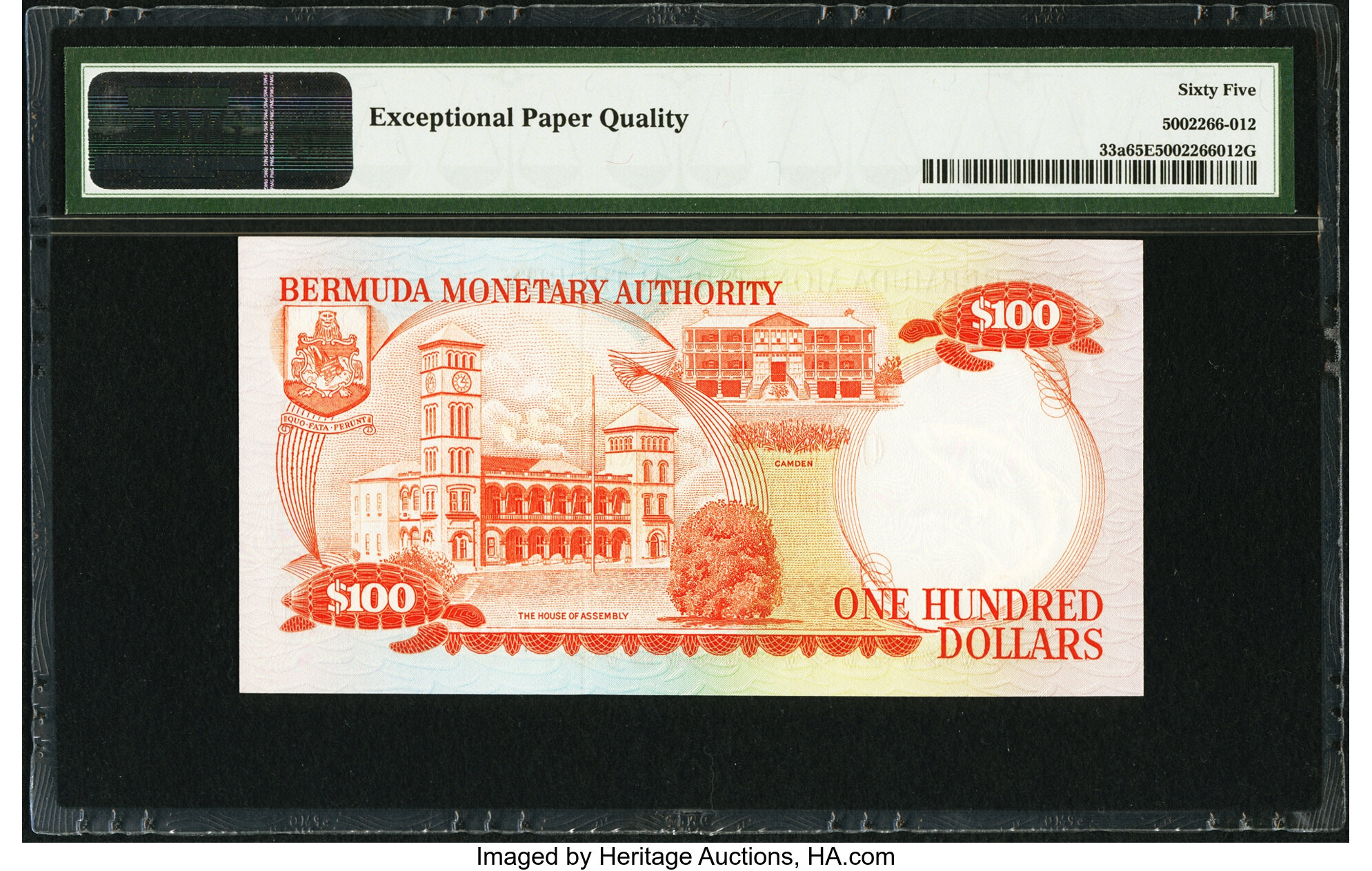 image for: Bermuda  100 dollars (B206cz)