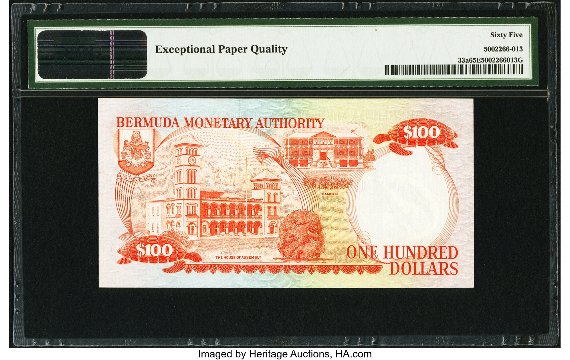 image for: Bermuda  100 dollars (B206c)