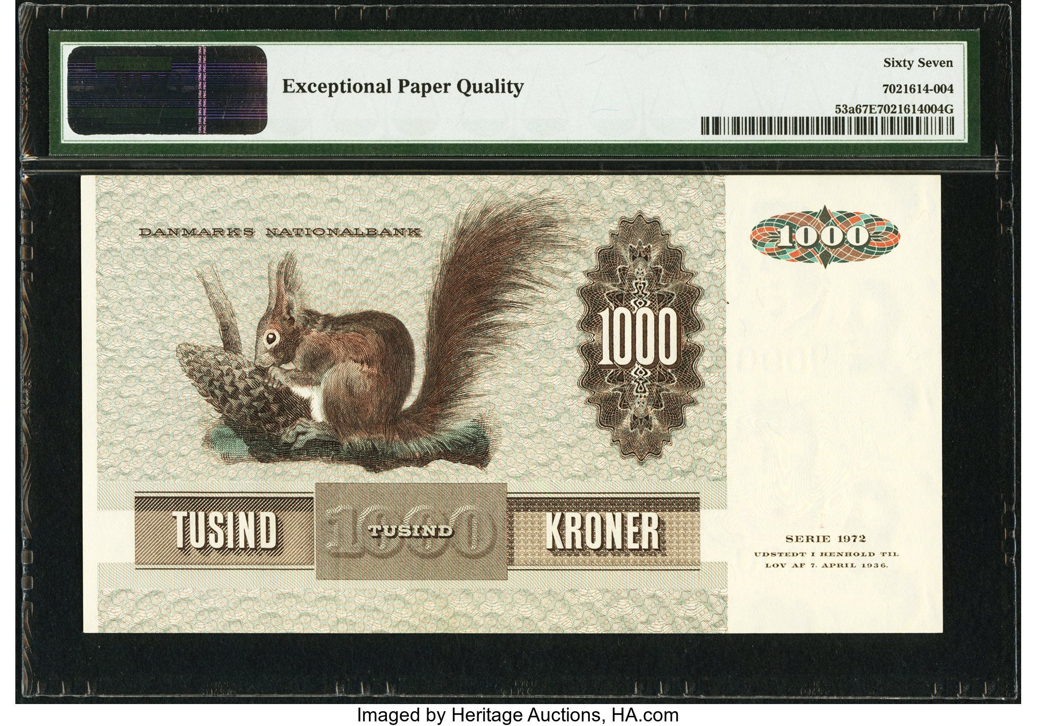 image for: Denmark  1,000 kroner (B924b)