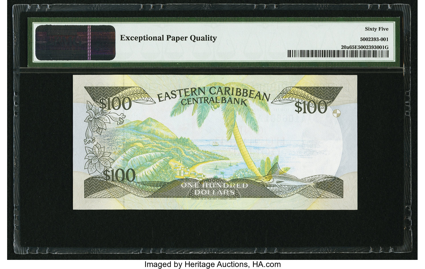 image for: East Caribbean States  100 dollars (B204z)