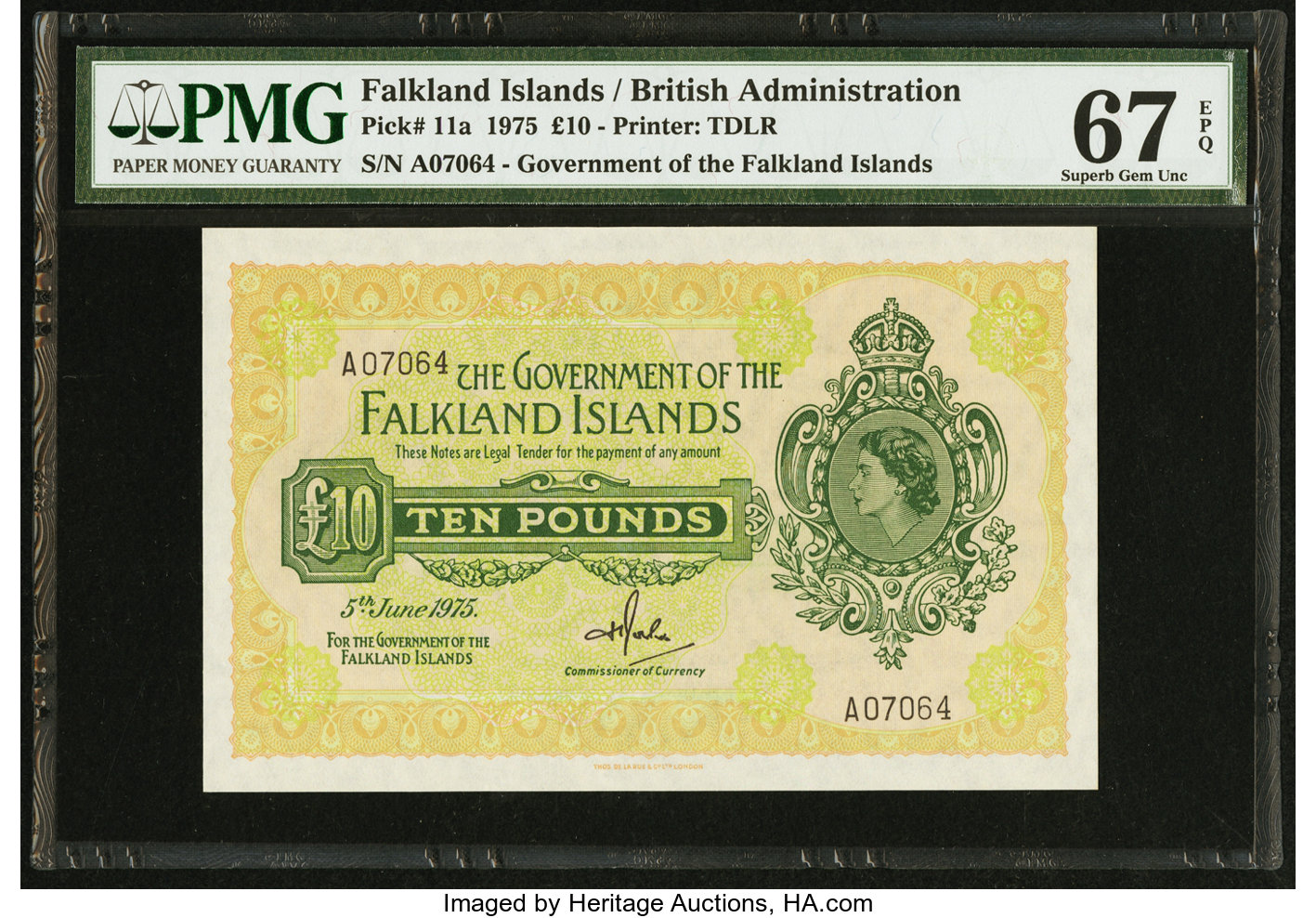 image for: Falkland Islands  10 pounds (B216cs2)