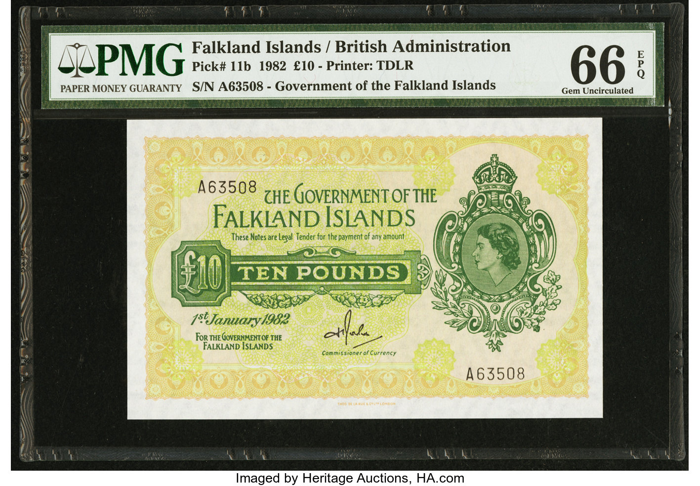 image for: Falkland Islands  10 pounds (B216cs1)