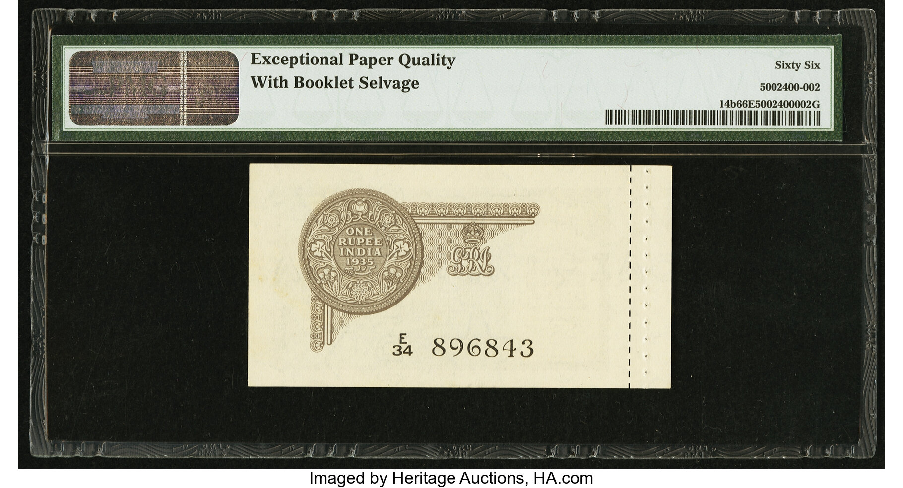 image for: India  1 rupee (B148c)