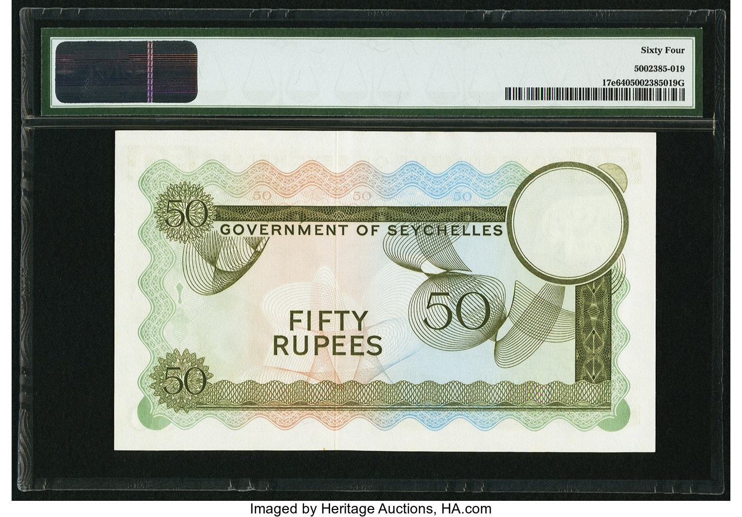 image for: Seychelles  50 rupees (B124a)