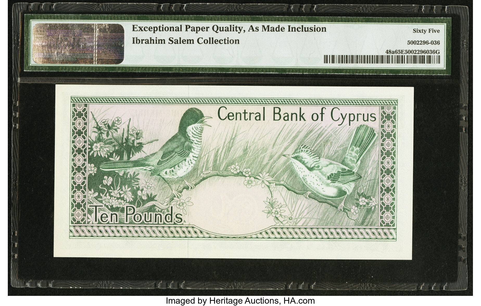 image for: Cyprus  10 pounds (B308f)