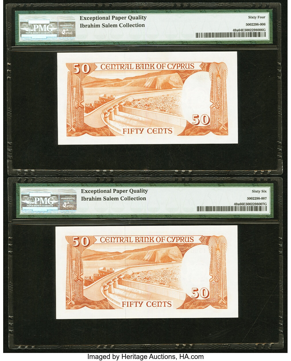 image for: Cyprus  50 cents (B309bs)